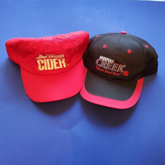Molson Cider & Minhas Creek Beer Lot Of 2 Baseball Truckers Caps Dad Hats - Picture 1 of 3